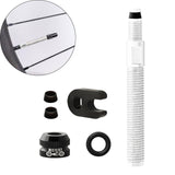 Maxbell MTB Road Bike Tubeless Tire Presta Valve Extender Universal Vacuum Tire 50mmSliver - Aladdin Shoppers