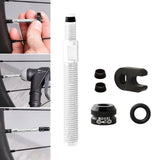 Maxbell MTB Road Bike Tubeless Tire Presta Valve Extender Universal Vacuum Tire 50mmSliver - Aladdin Shoppers