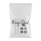 Maxbell MTB Road Bike Tubeless Tire Presta Valve Extender Universal Vacuum Tire 2Pcs 80mm Sliver - Aladdin Shoppers