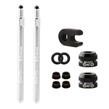 Maxbell MTB Road Bike Tubeless Tire Presta Valve Extender Universal Vacuum Tire 2Pcs 80mm Sliver - Aladdin Shoppers