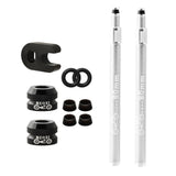 Maxbell MTB Road Bike Tubeless Tire Presta Valve Extender Universal Vacuum Tire 2Pcs 80mm Sliver - Aladdin Shoppers