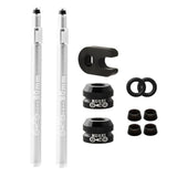 Maxbell MTB Road Bike Tubeless Tire Presta Valve Extender Universal Vacuum Tire 2Pcs 80mm Sliver - Aladdin Shoppers