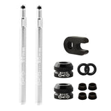 Maxbell MTB Road Bike Tubeless Tire Presta Valve Extender Universal Vacuum Tire 2Pcs 80mm Sliver - Aladdin Shoppers