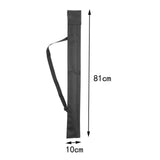 Maxbell 2xPool Cue Case Billiard Cue Bag Black Billiard Stick Adjustable Carrying 81x10cm