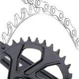 Maxbell Maxbell Bike Chainring Crankset Chainring 170mm Crankarm Sprocket Crank  32T black