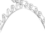 Maxbell Maxbell Bike Chainring Crankset Chainring 170mm Crankarm Sprocket Crank  32T black