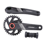 Maxbell Maxbell Bike Chainring Crankset Chainring 170mm Crankarm Sprocket Crank  32T black