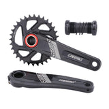 Maxbell Maxbell Bike Chainring Crankset Chainring 170mm Crankarm Sprocket Crank  32T black