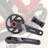 Maxbell Maxbell Bike Chainring Crankset Chainring 170mm Crankarm Sprocket Crank  32T black