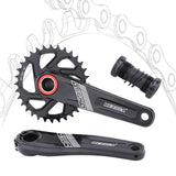 Maxbell Maxbell Bike Chainring Crankset Chainring 170mm Crankarm Sprocket Crank  32T black