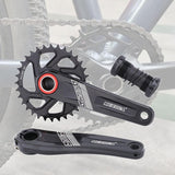 Maxbell Maxbell Bike Chainring Crankset Chainring 170mm Crankarm Sprocket Crank  32T black
