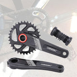 Maxbell Maxbell Bike Chainring Crankset Chainring 170mm Crankarm Sprocket Crank  32T black