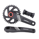 Maxbell Maxbell Bike Chainring Crankset Chainring 170mm Crankarm Sprocket Crank  34T black