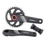 Maxbell Maxbell Bike Chainring Crankset Chainring 170mm Crankarm Sprocket Crank  34T black