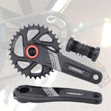 Maxbell Maxbell Bike Chainring Crankset Chainring 170mm Crankarm Sprocket Crank  34T black