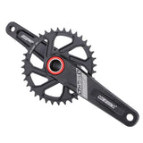 Maxbell Maxbell Bike Chainring Crankset Chainring 170mm Crankarm Sprocket Crank  36T black