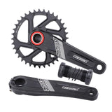 Maxbell Maxbell Bike Chainring Crankset Chainring 170mm Crankarm Sprocket Crank  36T black