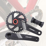 Maxbell Maxbell Bike Chainring Crankset Chainring 170mm Crankarm Sprocket Crank  36T black