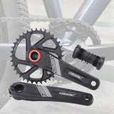 Maxbell Maxbell Bike Chainring Crankset Chainring 170mm Crankarm Sprocket Crank  36T black