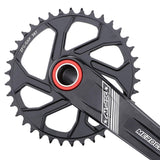 Maxbell Maxbell Bike Chainring Crankset Chainring 170mm Crankarm Sprocket Crank  38T black