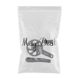 Maxbell Maxbell Bike Chainring Crankset Chainring 170mm Crankarm Sprocket Crank  38T black