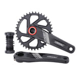 Maxbell Maxbell Bike Chainring Crankset Chainring 170mm Crankarm Sprocket Crank  38T black