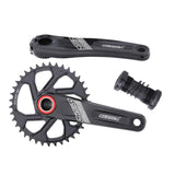 Maxbell Maxbell Bike Chainring Crankset Chainring 170mm Crankarm Sprocket Crank  38T black
