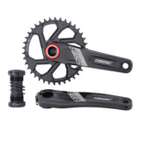 Maxbell Maxbell Bike Chainring Crankset Chainring 170mm Crankarm Sprocket Crank  38T black