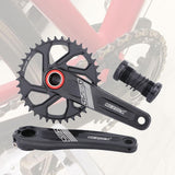 Maxbell Maxbell Bike Chainring Crankset Chainring 170mm Crankarm Sprocket Crank  38T black