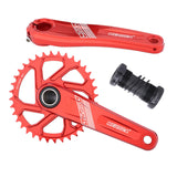 Maxbell Maxbell Bike Chainring Crankset Chainring 170mm Crankarm Sprocket Crank  36T red