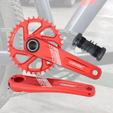 Maxbell Maxbell Bike Chainring Crankset Chainring 170mm Crankarm Sprocket Crank  36T red