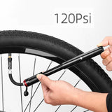Maxbell Maxbell High Pressure 120psi MTB Bicycle Compact Fork & Rear Shock Pump