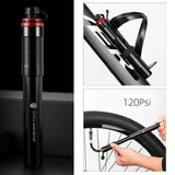 Maxbell Maxbell High Pressure 120psi MTB Bicycle Compact Fork & Rear Shock Pump