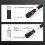 Maxbell Maxbell High Pressure 120psi MTB Bicycle Compact Fork & Rear Shock Pump