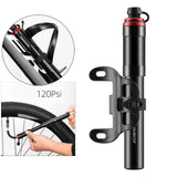 Maxbell Maxbell High Pressure 120psi MTB Bicycle Compact Fork & Rear Shock Pump