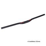 Maxbell Maxbell Mountain Bike Handlebar 31.8mm Extra Long Riser Bar DH Downhill Bicycle Part 720mm 6 Degree