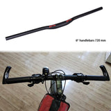 Maxbell Maxbell Mountain Bike Handlebar 31.8mm Extra Long Riser Bar DH Downhill Bicycle Part 720mm 6 Degree