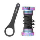 Maxbell Maxbell Bottom Bracket Threaded Hollow Integrated for Road MTB Bike Dazzling