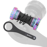 Maxbell Maxbell Bottom Bracket Threaded Hollow Integrated for Road MTB Bike Dazzling