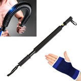 Maxbell Maxbell Heavy Duty Spring Power Bar Upper Body Arms Strength Training 60KG
