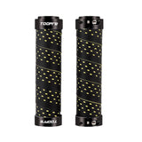 Maxbell Maxbell 2 Pieces Bicycle Grip Double Lock Wear-Resistant for Scooter  yellow