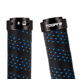 Maxbell Maxbell 2 Pieces Bicycle Grip Double Lock Wear-Resistant for Scooter  blue