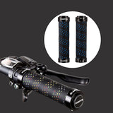 Maxbell Maxbell 2 Pieces Bicycle Grip Double Lock Wear-Resistant for Scooter  blue