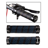 Maxbell Maxbell 2 Pieces Bicycle Grip Double Lock Wear-Resistant for Scooter  blue