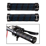 Maxbell Maxbell 2 Pieces Bicycle Grip Double Lock Wear-Resistant for Scooter  blue