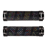 Maxbell Maxbell 2 Pieces Bicycle Grip Double Lock Wear-Resistant for Scooter  Rainbow colors