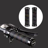 Maxbell Maxbell 2 Pieces Bicycle Grip Double Lock Wear-Resistant for Scooter  Rainbow colors