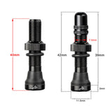 Maxbell Maxbell Replacement Bike Valve Core Kit for Bicycle Mountain Bike MTB Road Bike Red