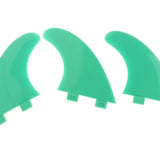Maxbell Maxbell 3 x Surfboard 3 G5 Fiberglass for Shortboard Funboard Surfers Green