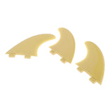 Maxbell Maxbell 3 x Surfboard 3 G5 Fiberglass for Shortboard Funboard Surfers Yellow